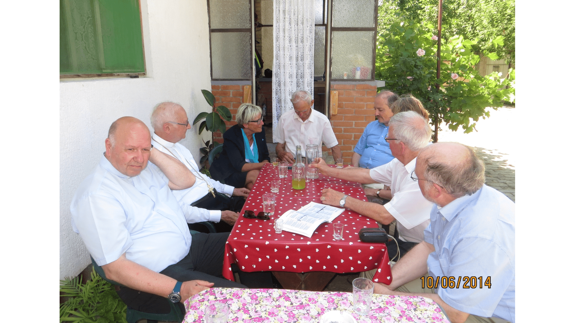 Besuch im Geburtshaus von Erzbischof Zollitsch 2014. Foto: Archiv Freundeskreis Filipowa
