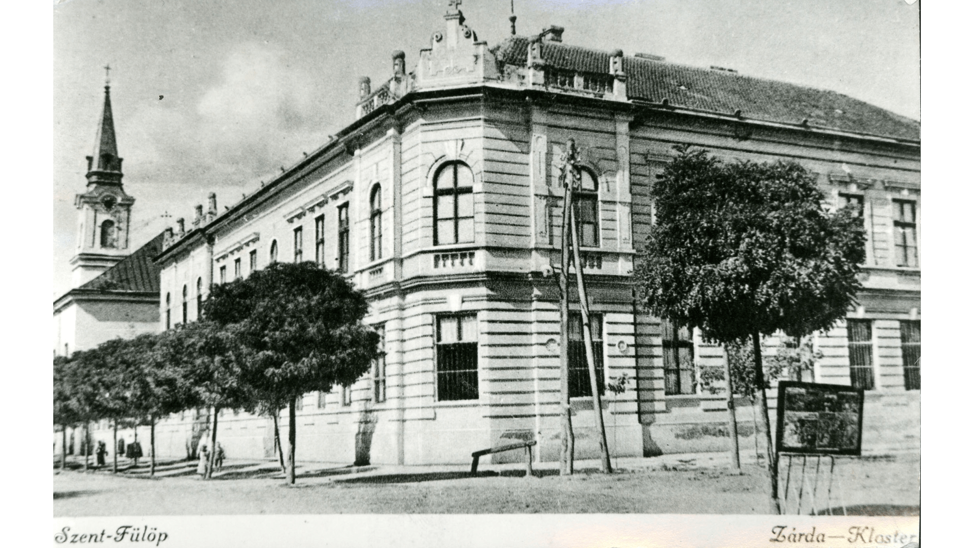 Das Kloster der Armen Schulschwestern 1941/1942 nach der Wiedereingliederung nach Ungarn. Foto: Archiv Freundeskreis Filipowa