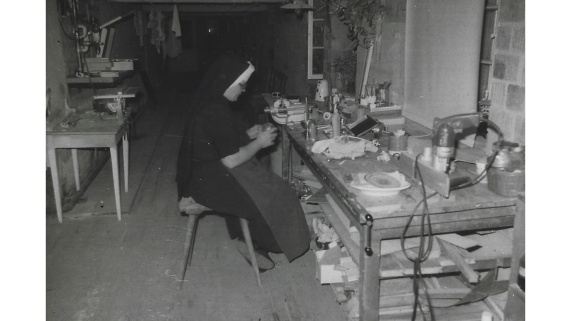 Schwester  Martha - das handwerkliche Talent. Foto: Archiv Arme Schulschwestern