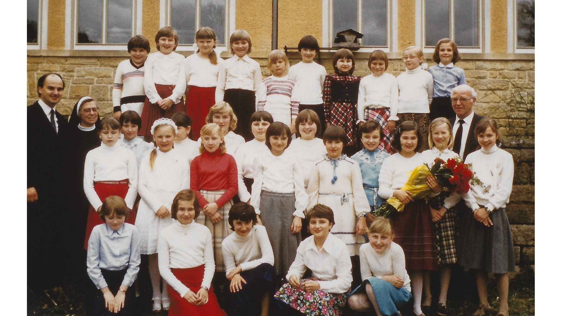 Verabschiedung der Förderklasse 1982. Foto: Archiv Arme Schulschwestern