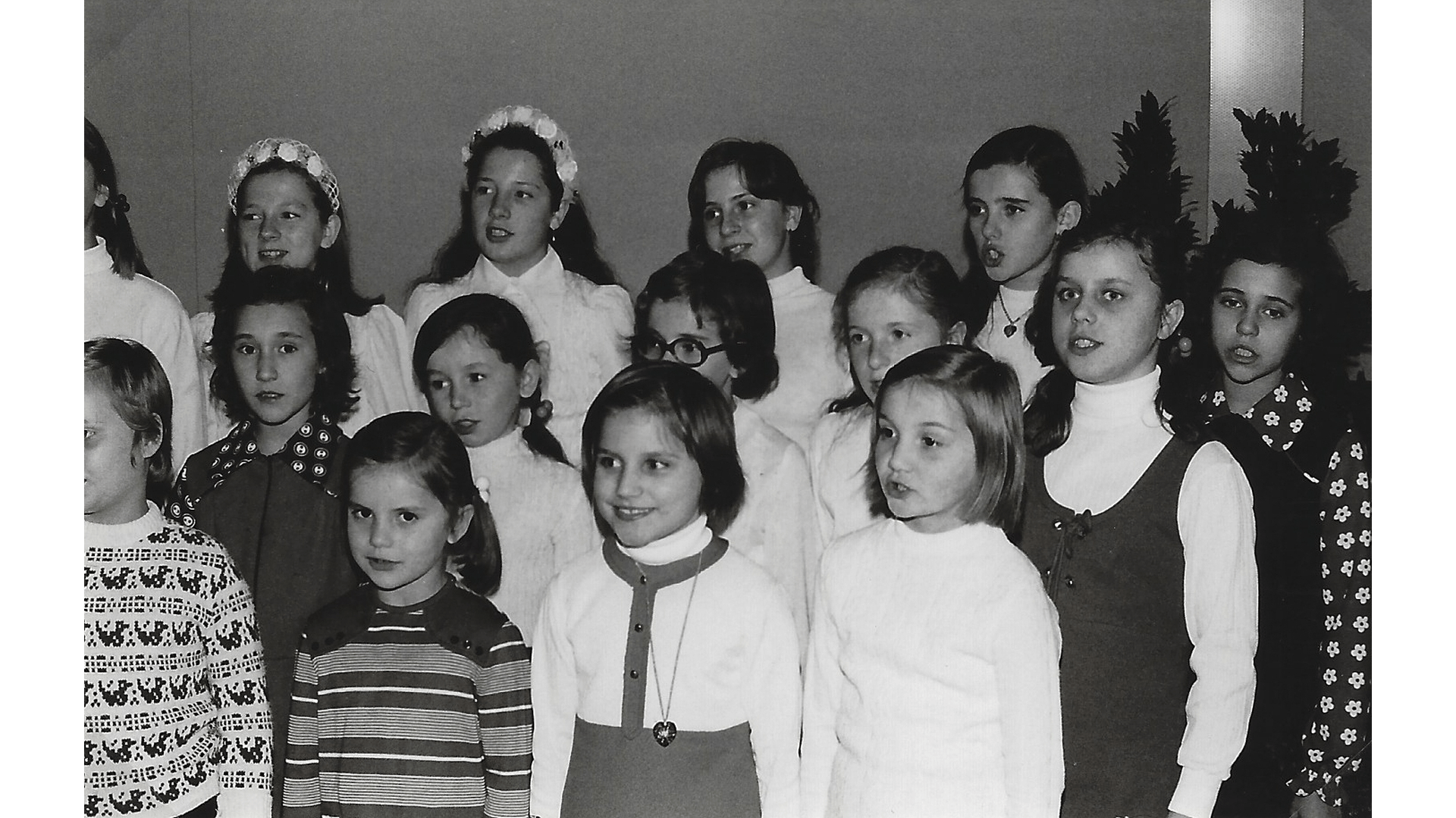 Der Kinderchor 1974   Foto: Archiv Arme Schulschwestern