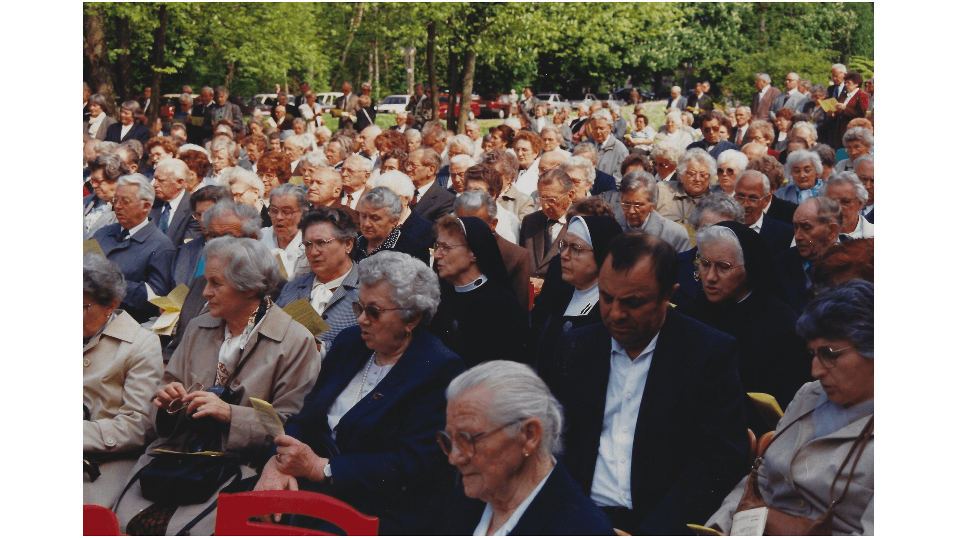 Wallfahrt 1994 – Pilger. Foto: Archiv Arme Schulschwestern