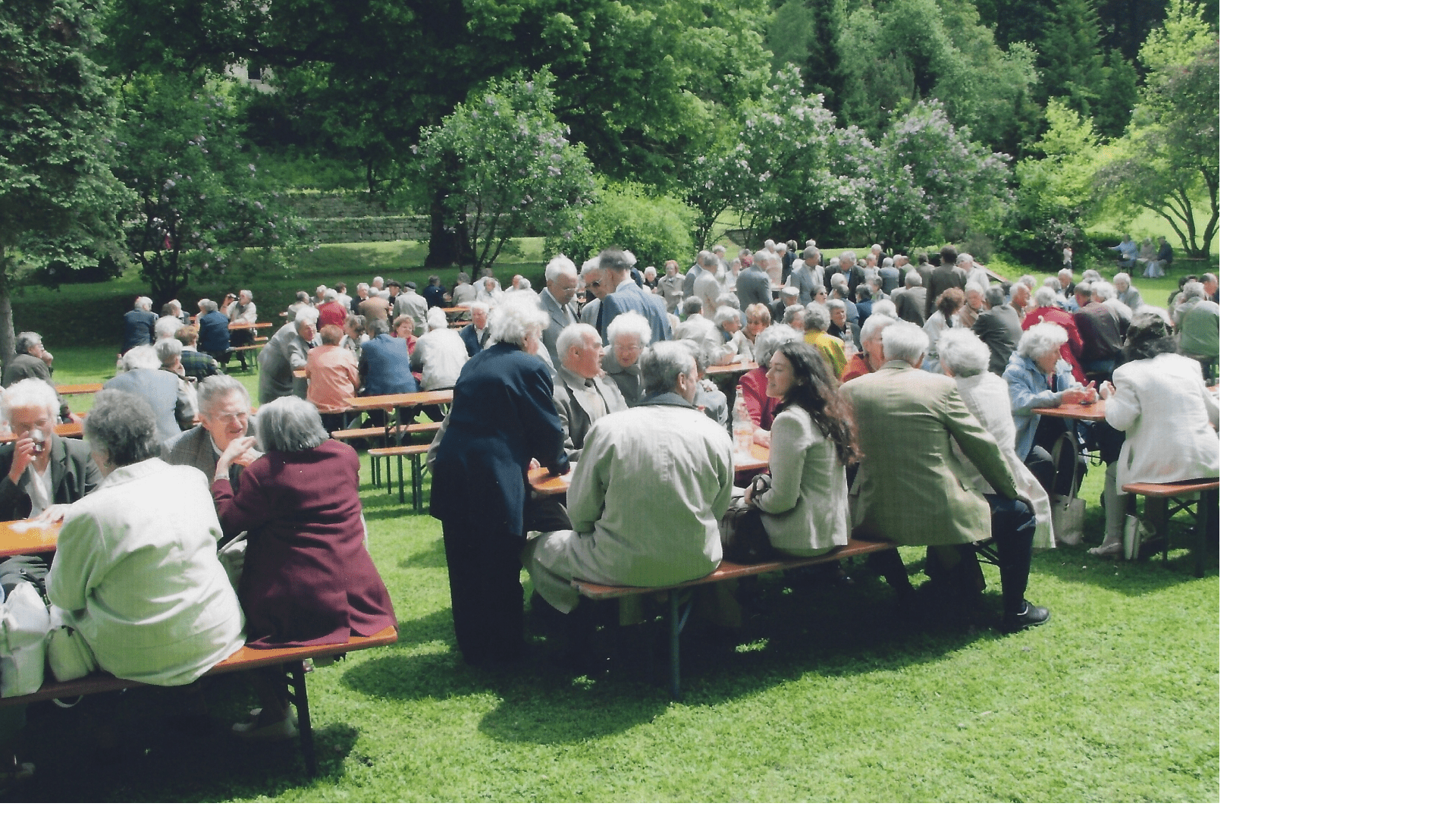 Wallfahrt 2006 - Picknik im Klostergarten. Foto: Archiv Arme Schulschwestern