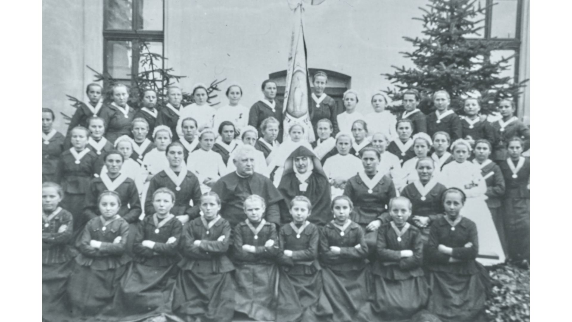 Marianische Kongregation (Kath. Mädchenverein), 1930er Jahre. Foto: Archiv Arme Schulschwestern